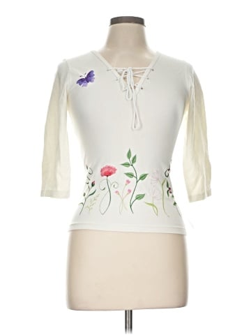 Lu Lu Lame 3/4 Sleeve T-Shirt (view 1)
