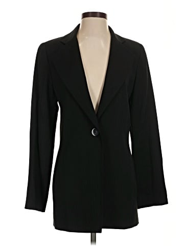 Linda Allard Ellen Tracy Wool Blazer (view 1)
