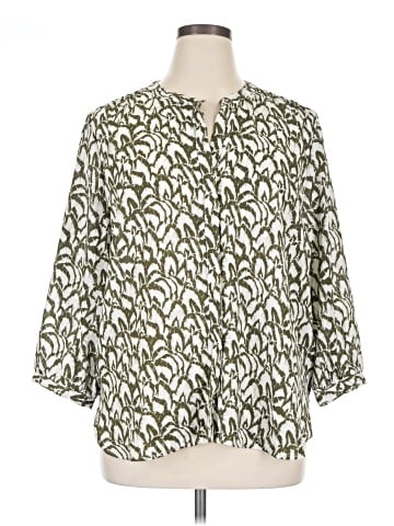 Jachs Girlfriend 3/4 Sleeve Blouse (view 1)