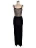 Entry 100% Polyester Black Cocktail Dress Size L (estimated) - photo 1
