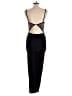 Entry 100% Polyester Black Cocktail Dress Size L (estimated) - photo 2