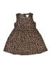 Nannette Animal Print Brown Dress Size 4T - photo 1