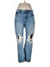 Zara Basic 100% Cotton Graphic Blue Jeans Size 10 - photo 1