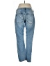 Zara Basic 100% Cotton Graphic Blue Jeans Size 10 - photo 2