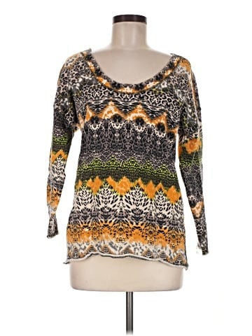Zara W&B Collection 3/4 Sleeve Top (view 1)