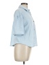 No Comment 100% Polyester Blue 3/4 Sleeve Blouse Size L - photo 4
