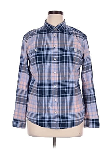 St. John's Bay Long Sleeve Button-Down Shirt (view 1)