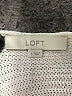 Ann Taylor LOFT 100% Cotton Color Block Ivory Pullover Sweater Size L - photo 7