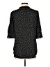 41Hawthorn 100% Polyester Polka Dots Black 3/4 Sleeve Blouse Size L - photo 2