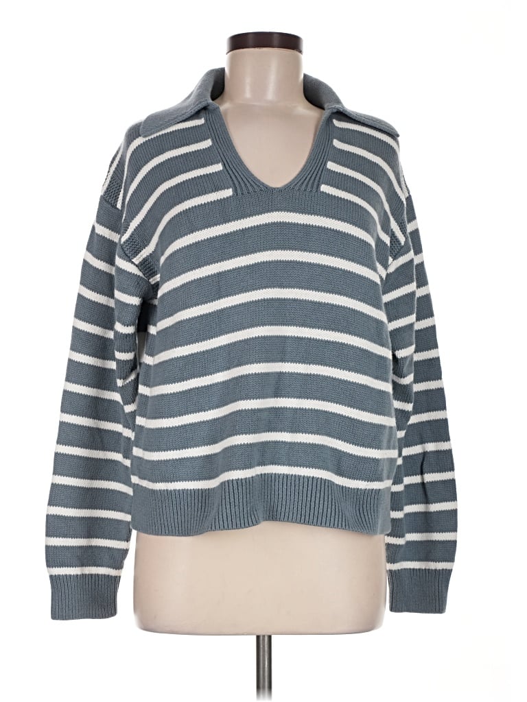 Pre-owned Proenza Schouler White Label Pullover Sweater In Gray
