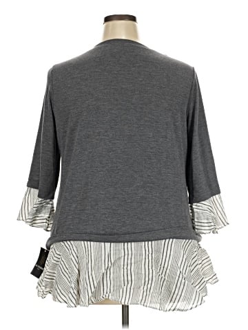 I.N. Studio 3/4 Sleeve Top (view 2)