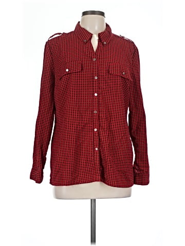 NY Collection Long Sleeve Blouse (view 1)