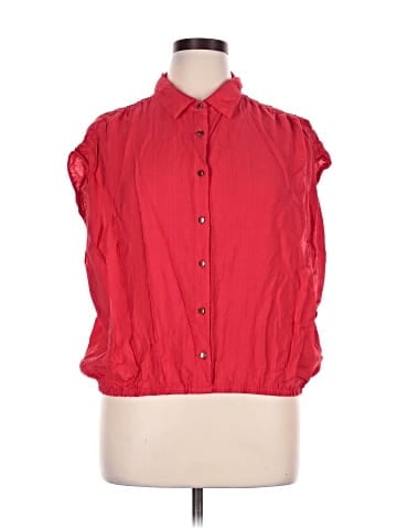 RACHEL Rachel Roy Sleeveless Button-Down Shirt (view 1)