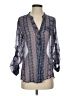Kut from the Kloth 100% Polyester Blue 3/4 Sleeve Blouse Size S - photo 1