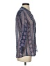 Kut from the Kloth 100% Polyester Blue 3/4 Sleeve Blouse Size S - photo 4