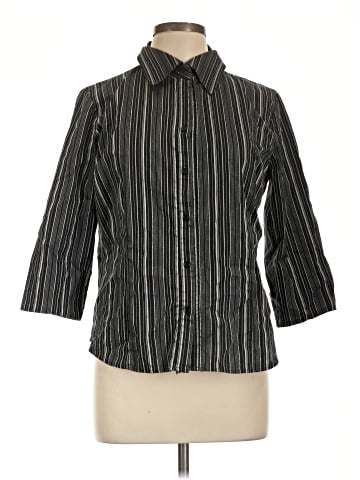 Apt. 9 3/4 Sleeve Button-Down Shirt (view 1)
