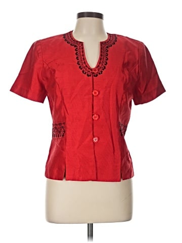 Sag Harbor Short Sleeve Blouse (view 1)