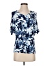 Venus Blue Short Sleeve Blouse Size S - photo 1