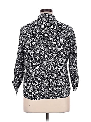 Croft & Barrow 3/4 Sleeve Button-Down Shirt (view 2)