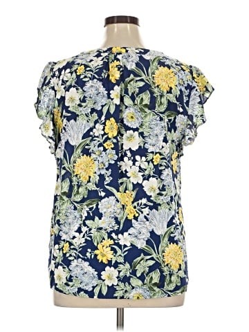 Jones New York Short Sleeve Blouse (view 2)