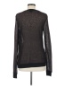 Sparkle & Fade Jacquard Marled Solid Tan Black Cardigan Size M - photo 2