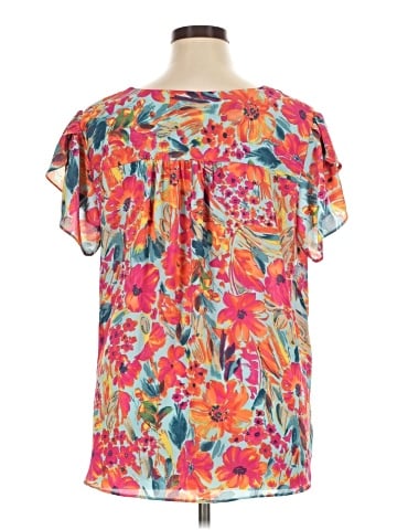 PREMISE Short Sleeve Blouse (view 2)