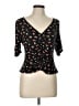 Boden Black 3/4 Sleeve Blouse Size 10 - photo 1
