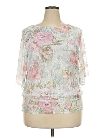 Brittany Black 3/4 Sleeve Blouse (view 1)