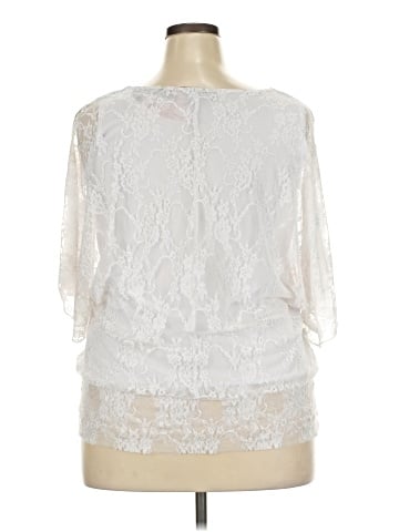Brittany Black 3/4 Sleeve Blouse (view 2)