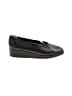 HOPP 100% Leather Black Wedges Size 10 - photo 1