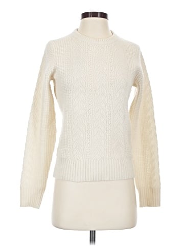 White + Warren Cashmere Pullover Sweater (view 1)