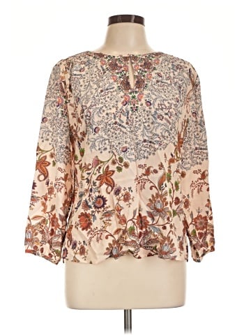 Ecru Long Sleeve Blouse (view 1)