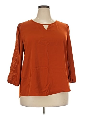 Market and Spruce 3/4 Sleeve Blouse (view 1)