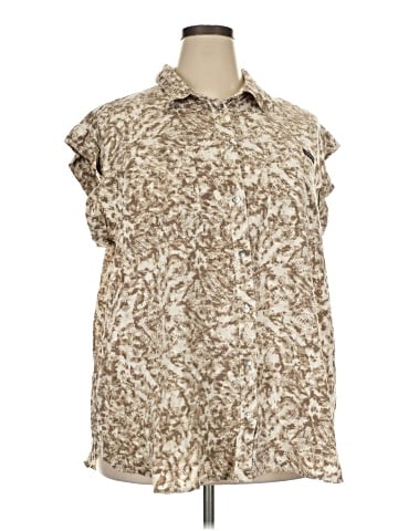 CALVIN KLEIN JEANS Sleeveless Button-Down Shirt (view 1)