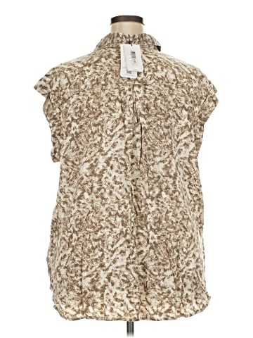 CALVIN KLEIN JEANS Sleeveless Button-Down Shirt (view 2)