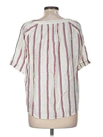Christopher & Banks Short Sleeve Blouse (view 2)