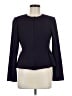 St. John Black Purple Jacket Size 6 - photo 1