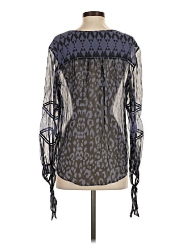 Rebecca Taylor Long Sleeve Silk Top (view 2)