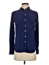 Everlane Blue Long Sleeve Button-Down Shirt Size 0 - photo 1