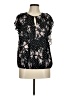 41Hawthorn 100% Polyester Black Short Sleeve Blouse Size M - photo 1