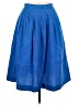 Sears Solid Blue Formal Skirt Size 10 - photo 1
