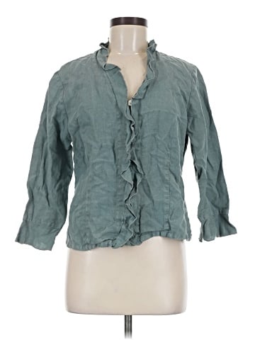 Cut Loose 3/4 Sleeve Button-Down Shirt (view 1)