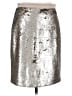 Maison Jules 100% Polyester Metallic Silver Formal Skirt Size 10 - photo 1