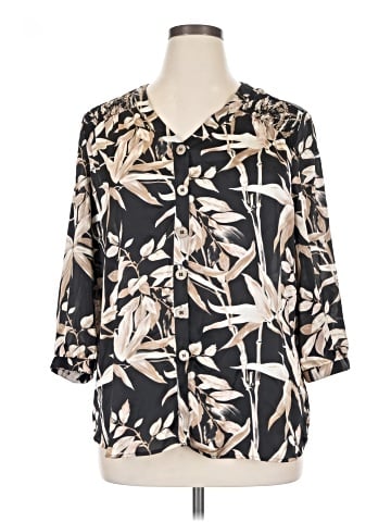 Draper's & Damon's 3/4 Sleeve Blouse (view 1)