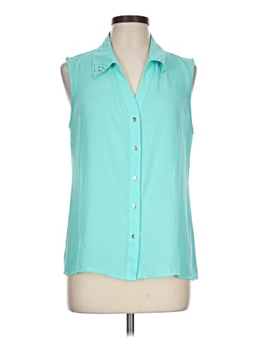 Alfani Sleeveless Button-Down Shirt (view 1)