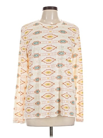 dip Long Sleeve Blouse (view 1)