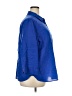 Chico's 100% Linen Blue 3/4 Sleeve Button-Down Shirt Size XXL (4) - photo 4