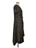 Perceptions Polka Dots Black Casual Dress Size L - photo 4