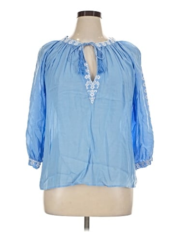 Melissa Odabash 3/4 Sleeve Blouse (view 1)