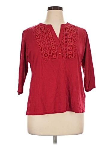 Karen Scott 3/4 Sleeve T-Shirt (view 1)